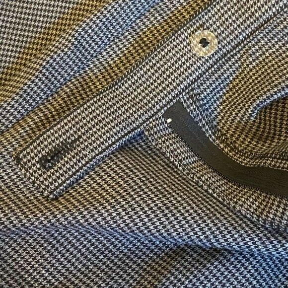 Kim Rogers Gray Houndstooth Pants Size 12 Short - Picture 4 of 5